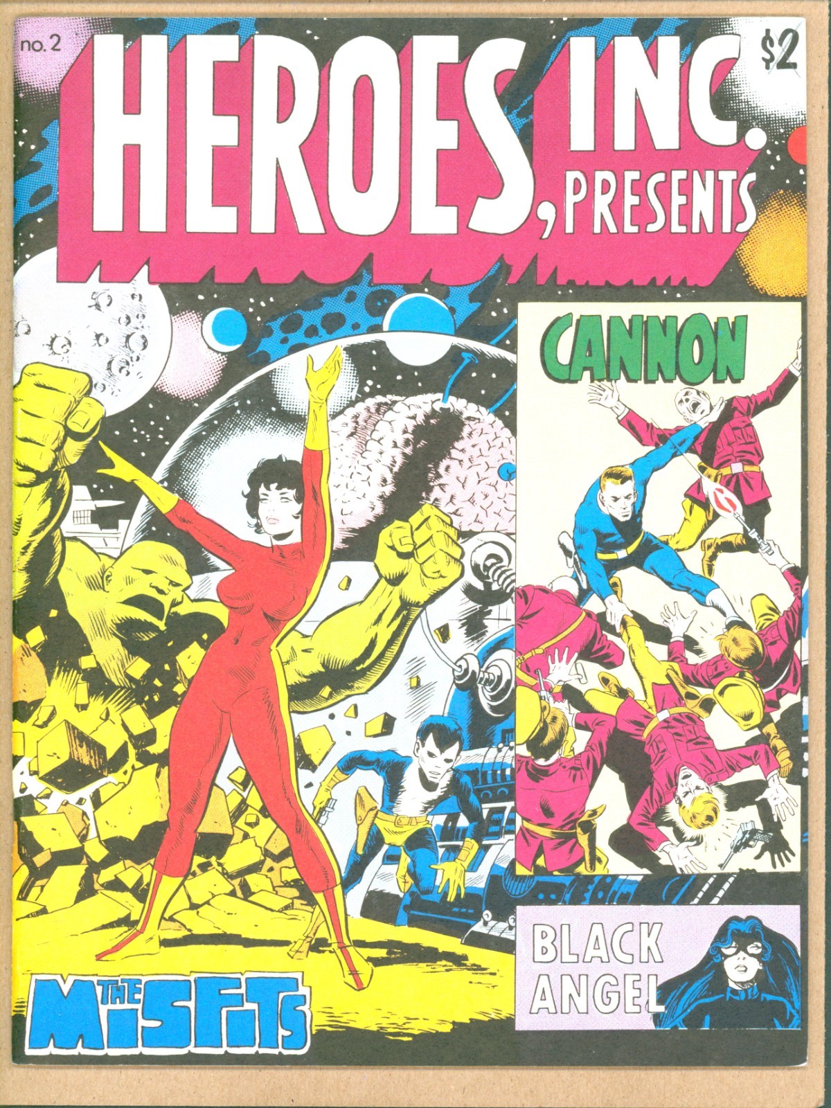 Heroes, Inc. Presents #2 (1976) VF Wally Wood - Steve Ditko - Mike Vosburg