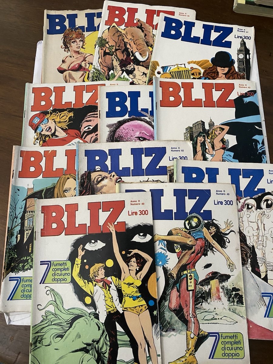BLIZ fumetto lotto di fumetti più numeri Anno II a colori numero singolo