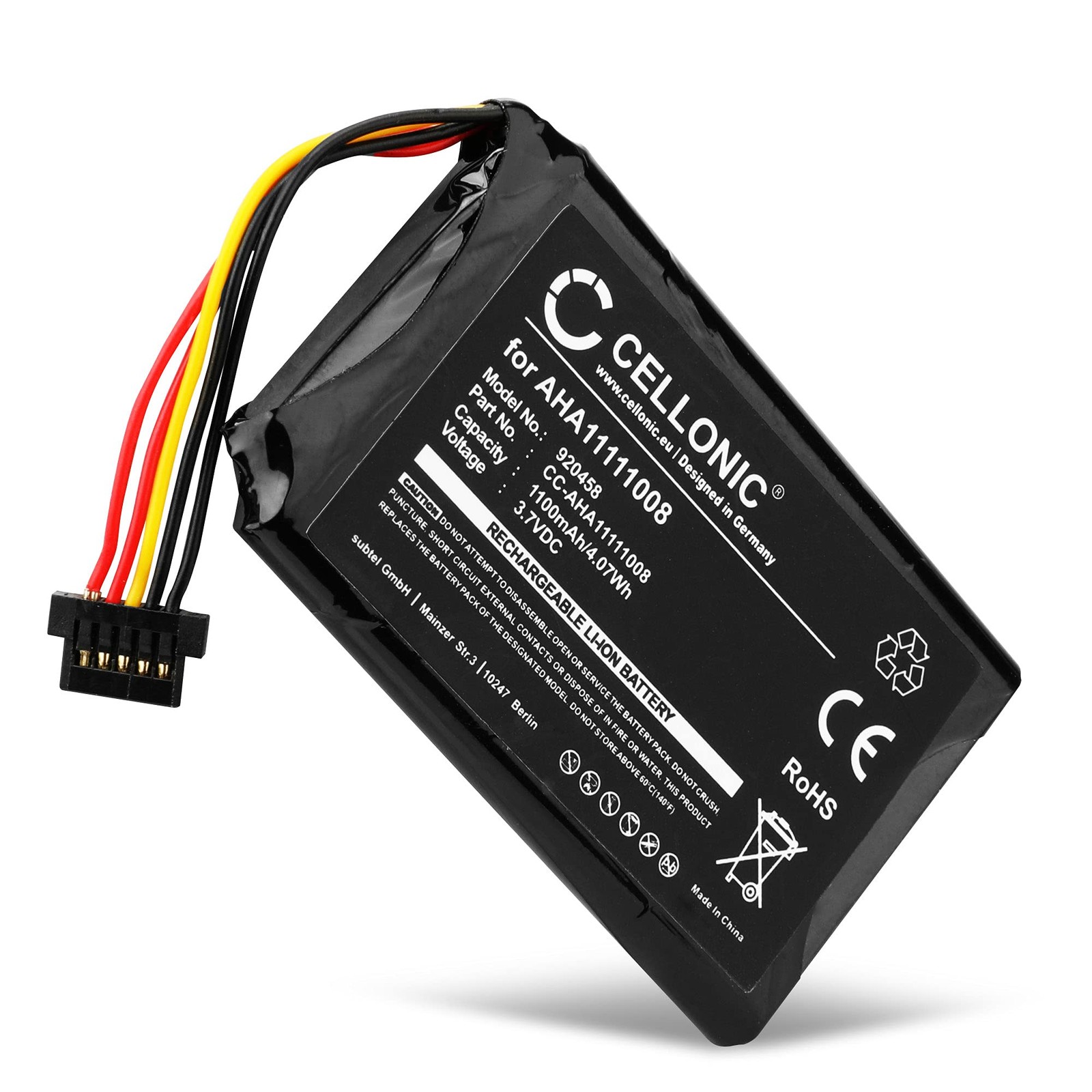 CELLONIC Batteria compatibile con TomTom 4FL50 4FL60 4PL60 AHA (1100mAh