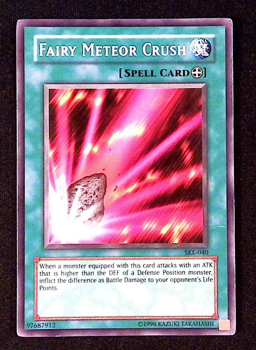 Fairy Meteor Crush YuGiOh Starter Deck: Kaiba Evoluzione Incantesimo Comune