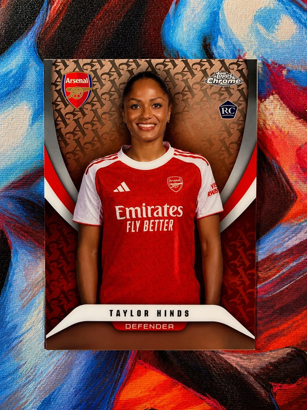 Topps Chrome Women Taylor Hinds Rookie Arsenal
