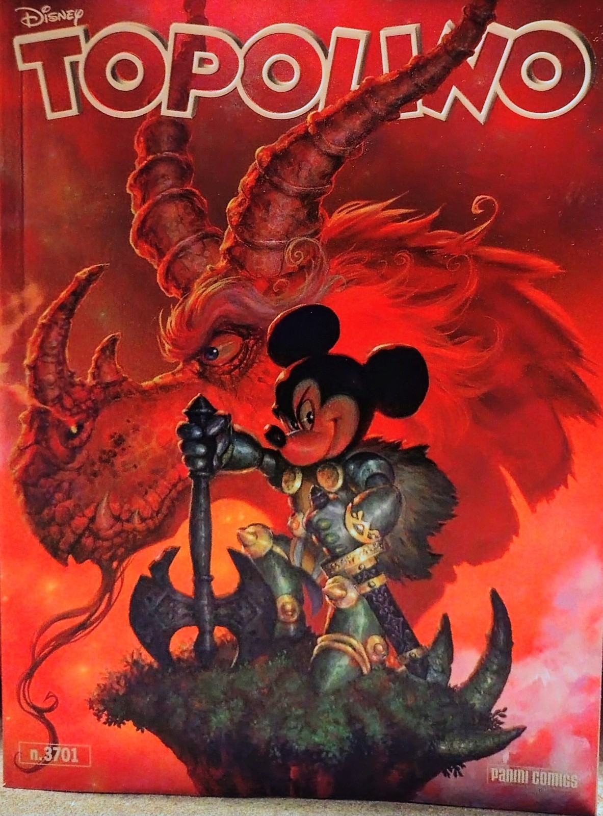 TOPOLINO 3701 VARIANT LUCCA COMICS & GAMES 2026 (FIRMATO DA PAOLO BARBIERI)