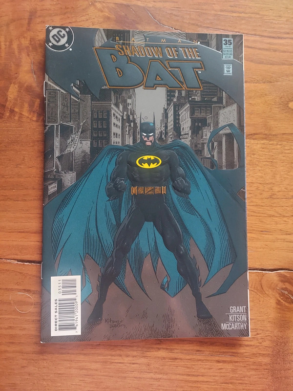 Comics USA batman shadow of the bat # 35 embossed cover dc comics