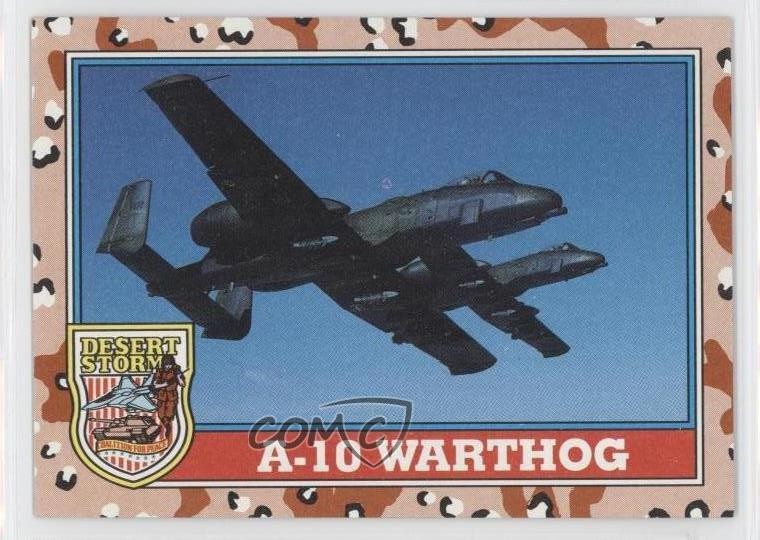1991 Topps Desert Storm A-10 Warthog #118 0m0
