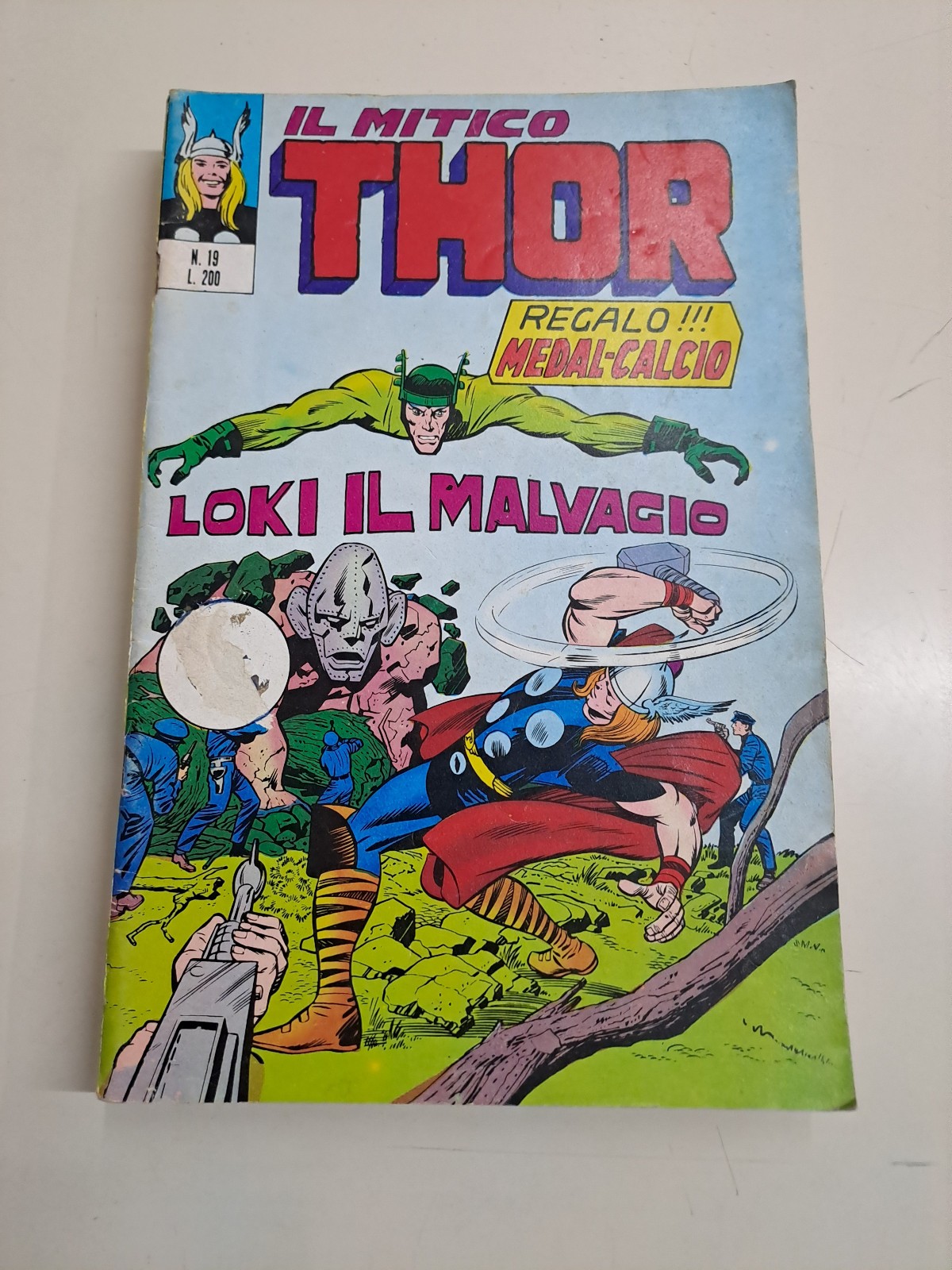 THOR EDIZIONI CORNO,NUMERO 19,DEL 1971 IN OTTIMO STATO, NON DA BUSTA.