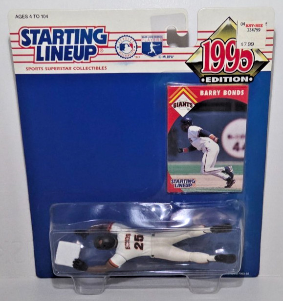 1995 Barry Bonds Kenner Starting Lineup SF San Francisco Giants Sealed Figure
