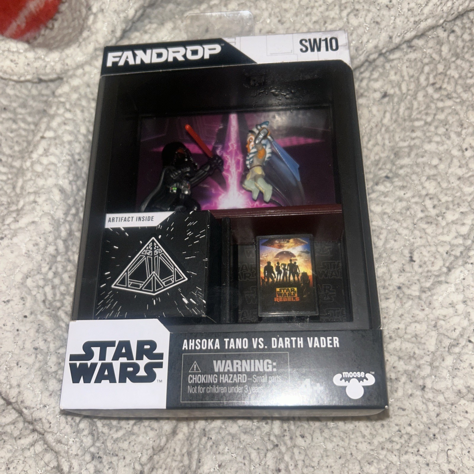 Star Wars Fandrop SW10 Ahsoka Tano vs Darth Vader Diorama Moose Toys Sealed