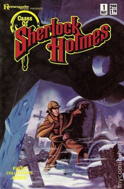 Casi di Sherlock Holmes #1 FN 1986 Immagine Stock