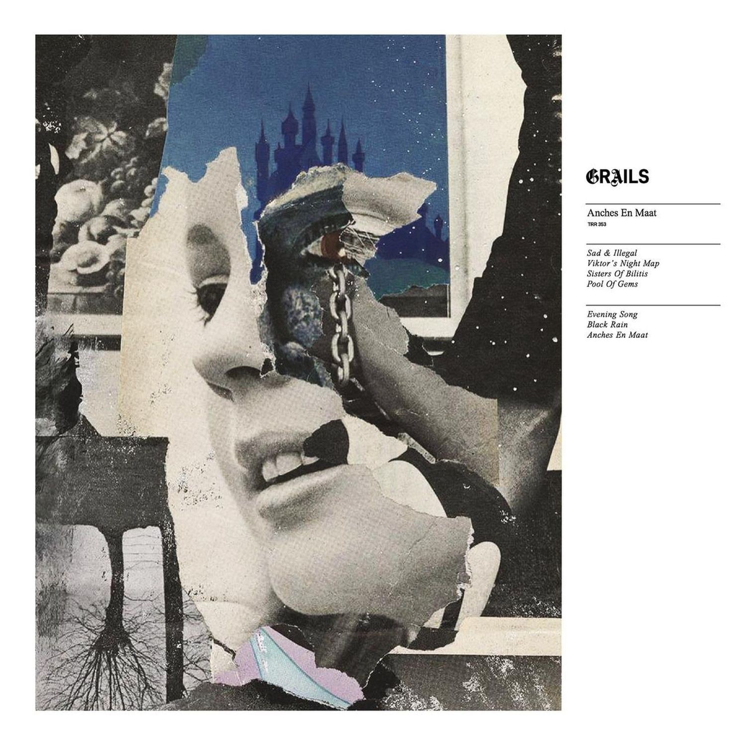 GRAILS - ANCHES EN MAAT (LIMITED  BLACK ICE COLORED VINYL LP)   VINYL LP NEUF
