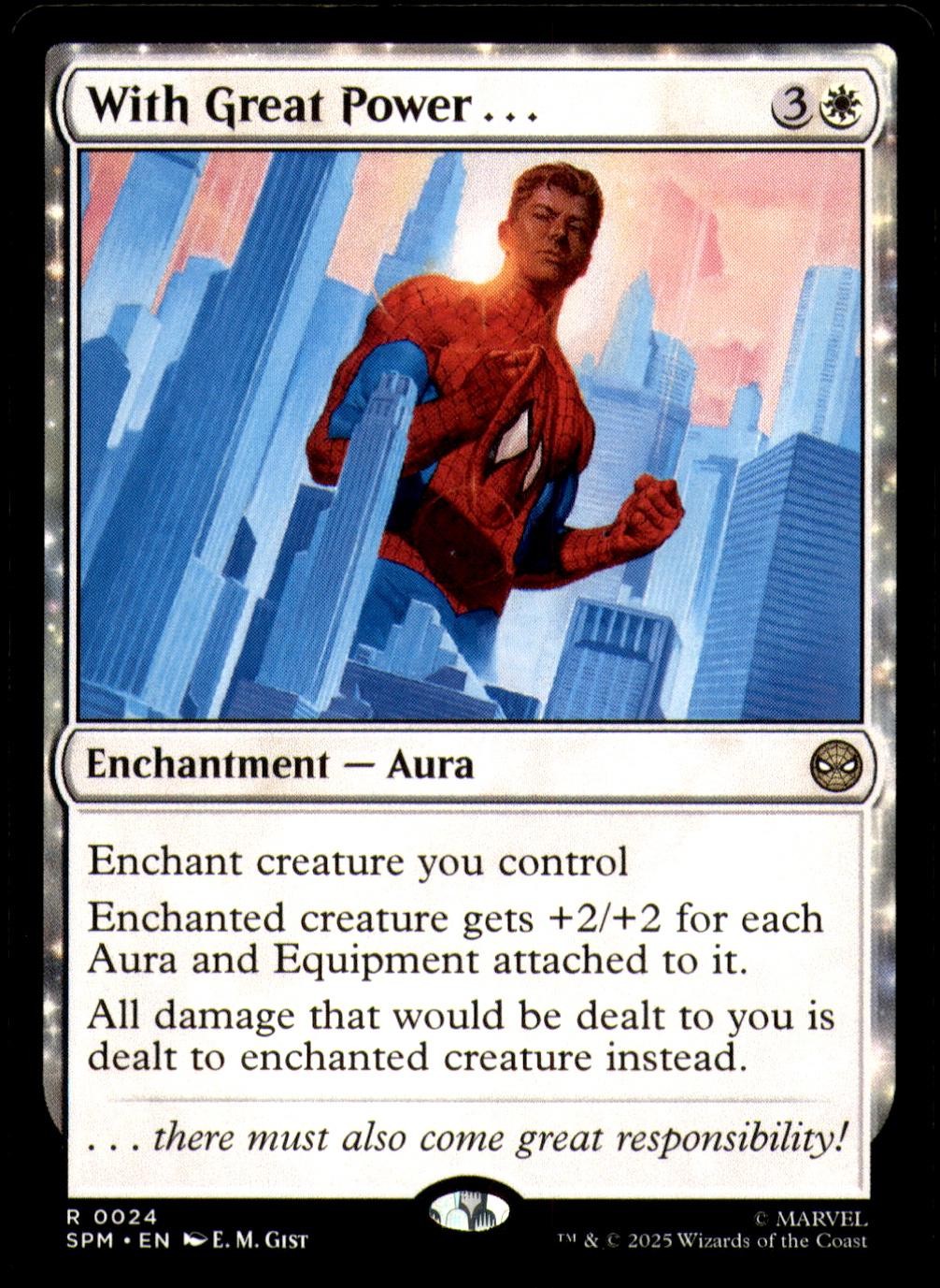 CON GRANDE POTERE. . . 24 MAGIC: THE RADUNO MARVEL'S SPIDER-MAN QUASI NUOVO/M