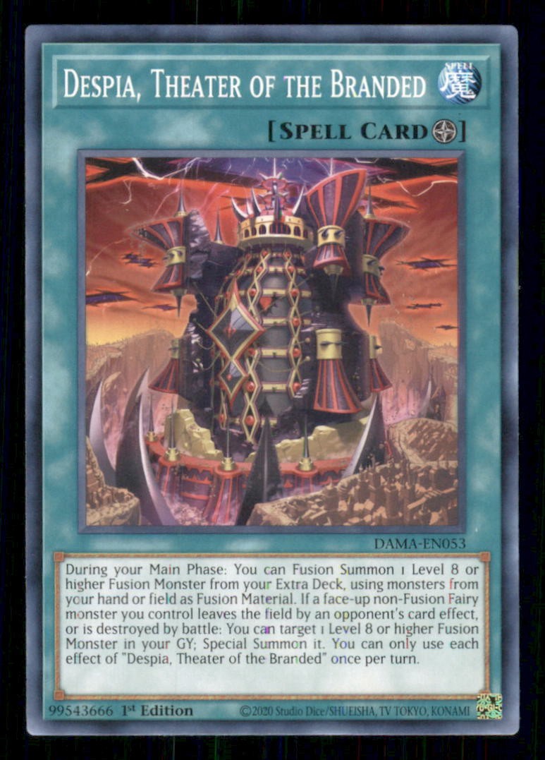 Despia, Teatro della Marca DAMA-EN053 Yu-Gi-Oh 1° Edizione NM
