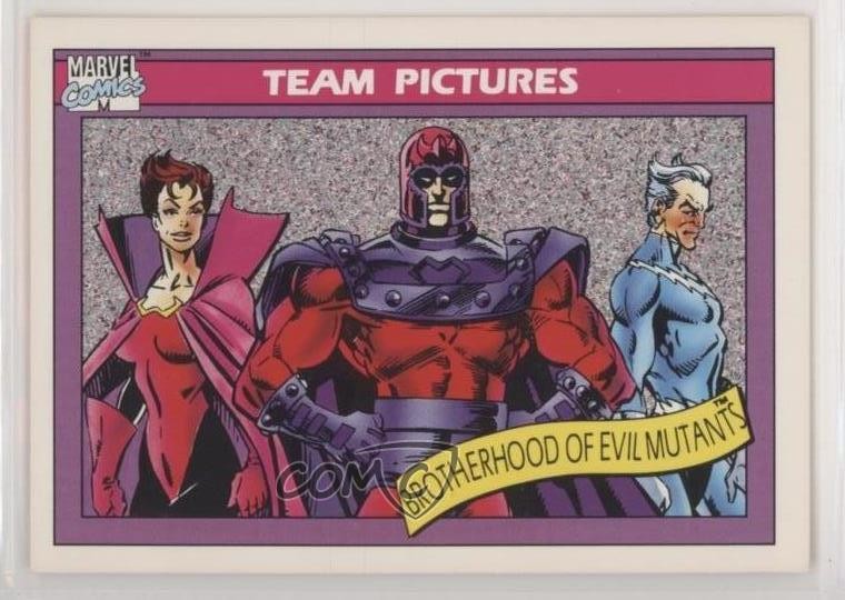 1990 Impel Marvel Universe Confraternita dei Mutanti Mali Strega Scarlatta #145 0ft7