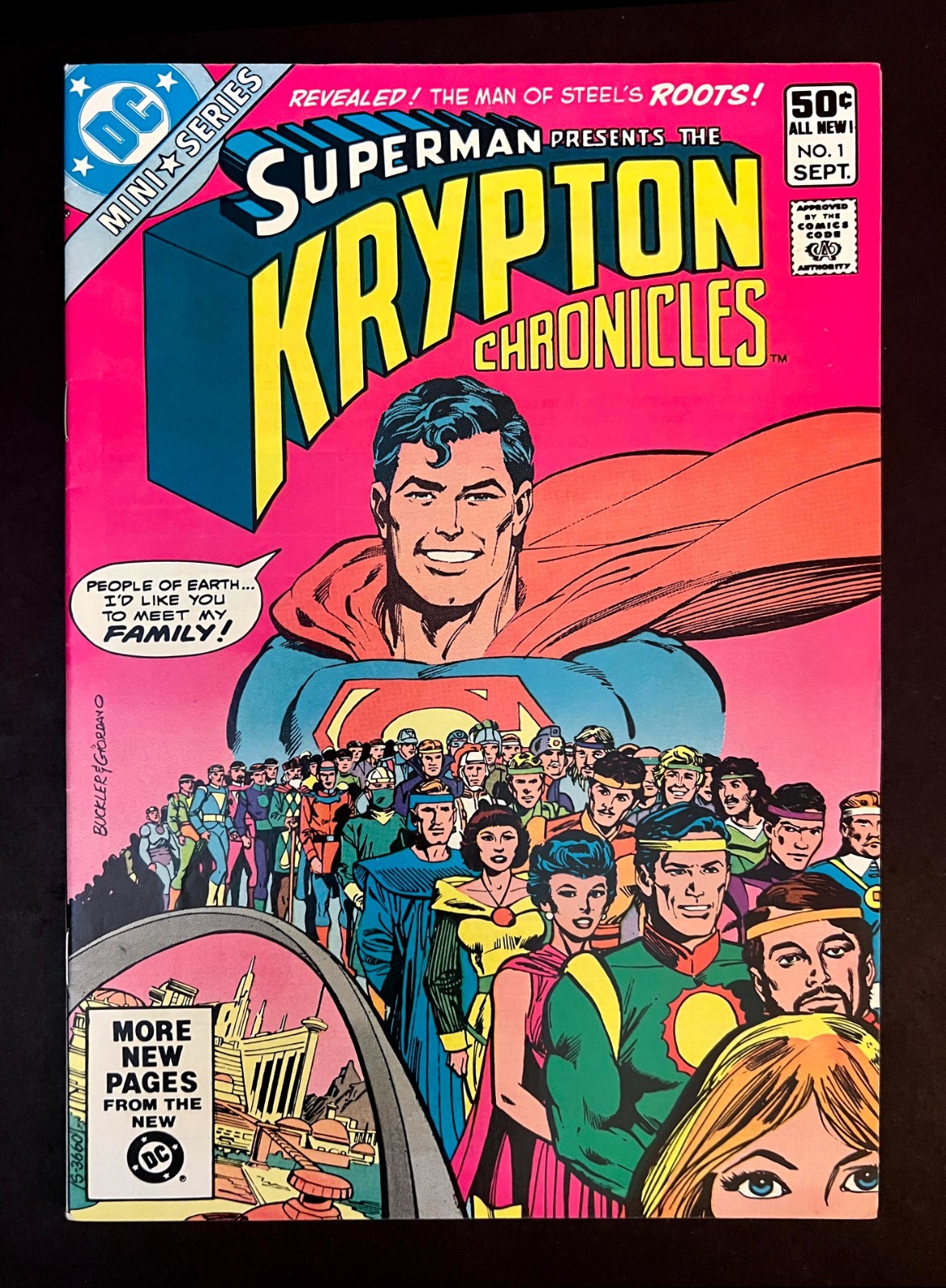 SUPERMAN PRESENTS: THE KRYPTON CHRONICLES #1 Hi-Grade Curt Swan Art DC 1981