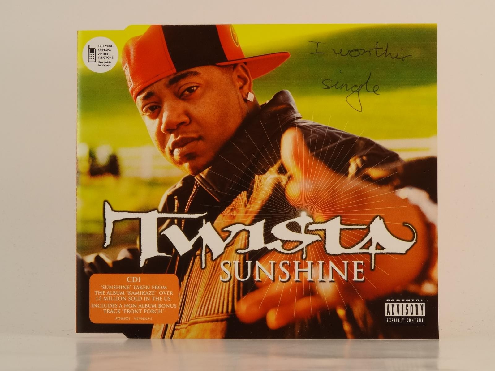 TWISTS SUNSHINE (G6) 2 Track CD Single including Picture Sleeve ATLANTIC