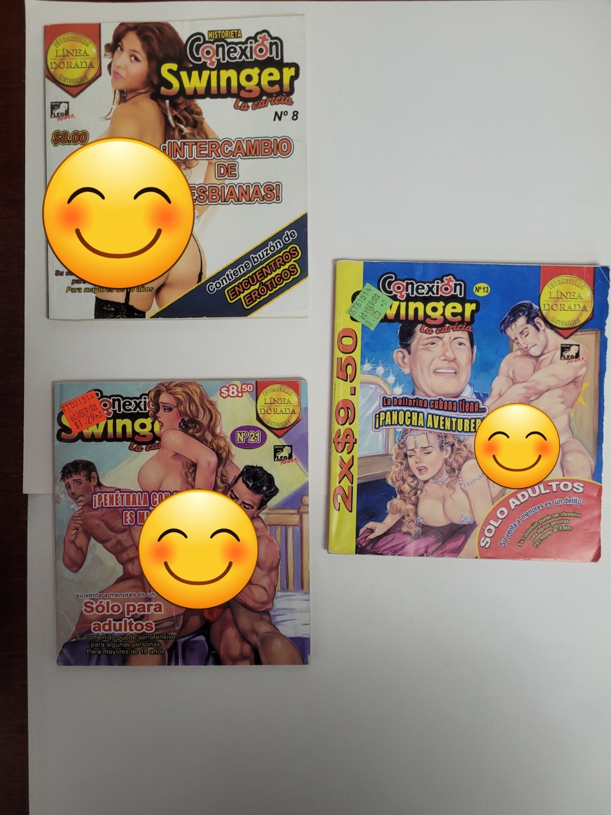 conexion swinger #8,13,21 MEXICAN COMIC 2000-2001