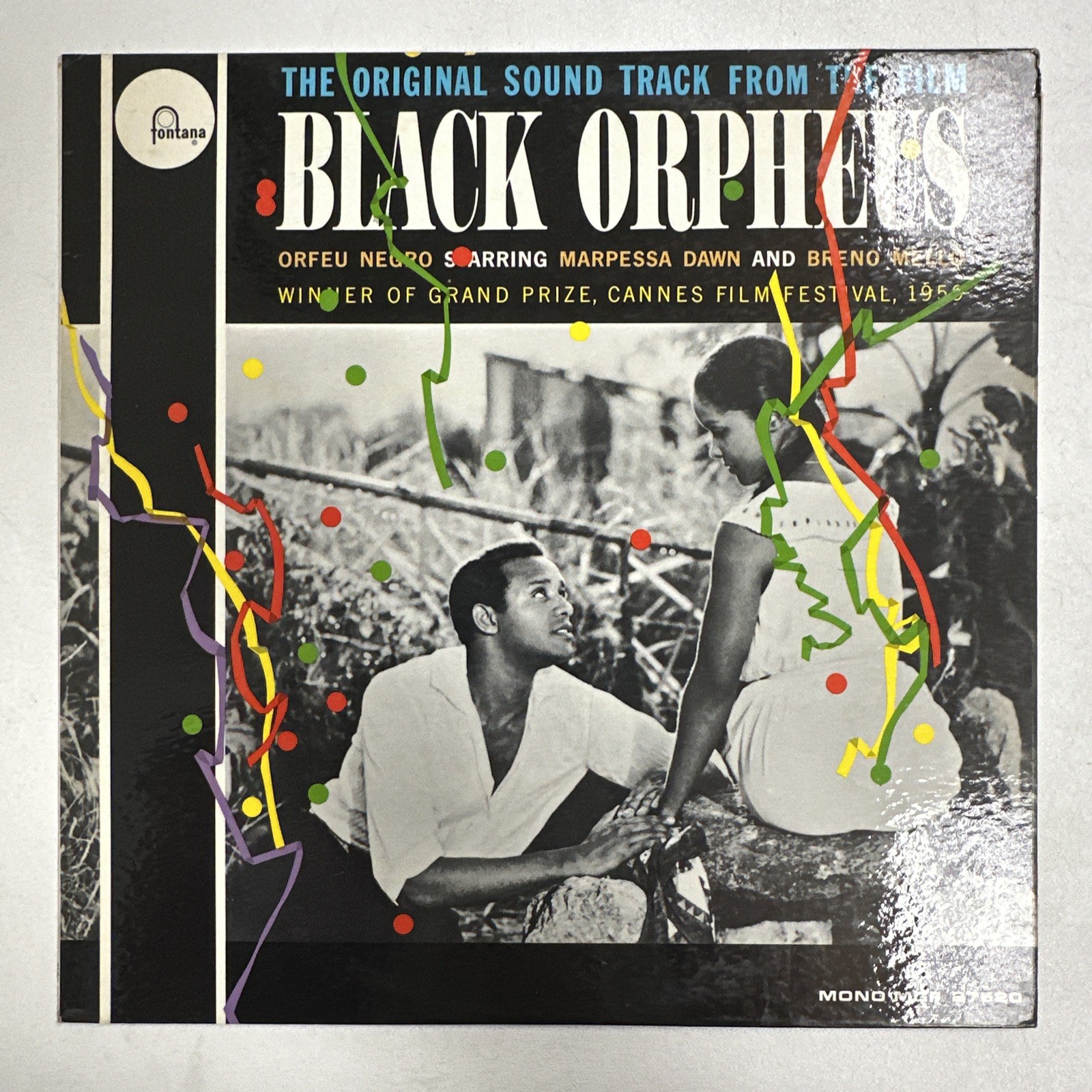 Black Orpheus Soundtrack Vinyl 12" Mono 1964 Fontana Reissue NM
