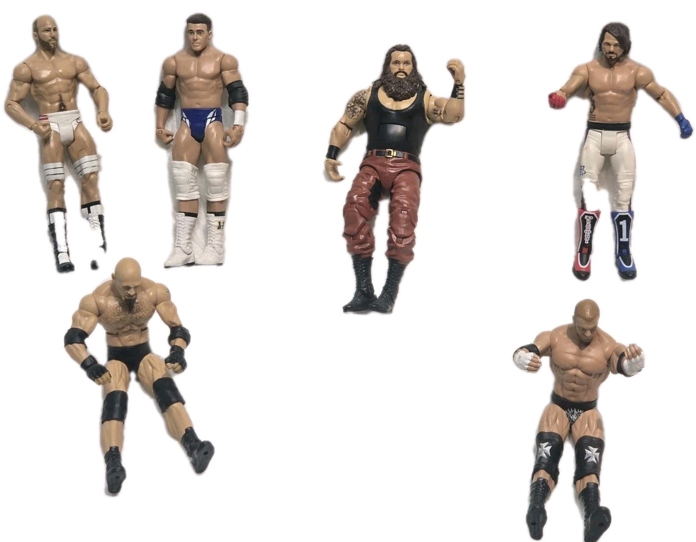 Mattel WWE EliteAction Figure Triple  Aj  Style  Braun Strowman
