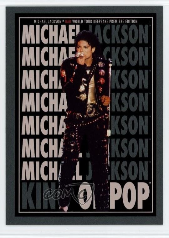 2025 Super Products Michael Jackson Bad World Tour Edizione Ricordi /15 0mq
