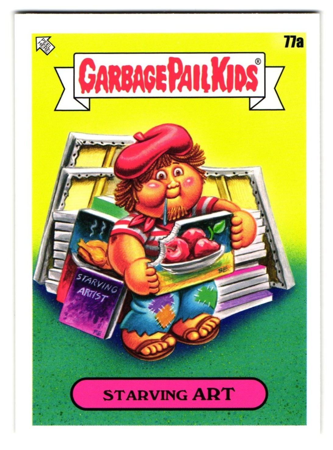 Still Life Starving ART GPK Garbage Pail Kids 2021 Food Fight #77a