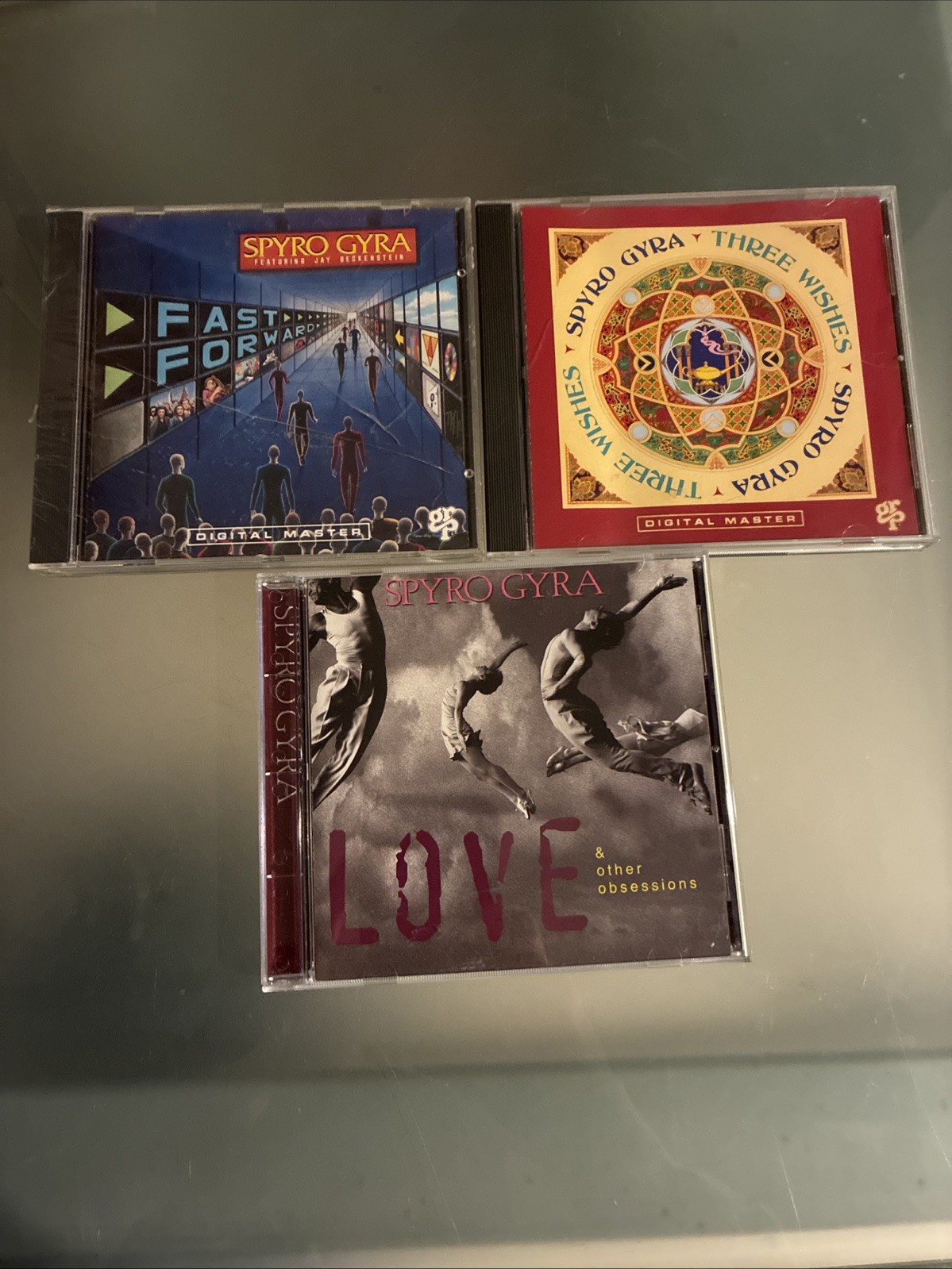 Spyro Gyra 3 CD LOT Love & Other Obsessions, Fast Forward, Three Wishes NM