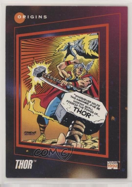 1992 Impel Marvel Universe Serie III Origini Thor #170 0nl0