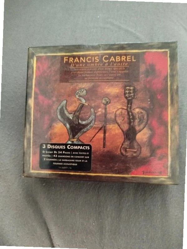 Coffret 3 cd françis Cabrel d'une ombre à l'autre