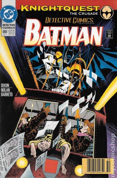 Detective Comics #669N VF 8.0 1993 Immagine Stock