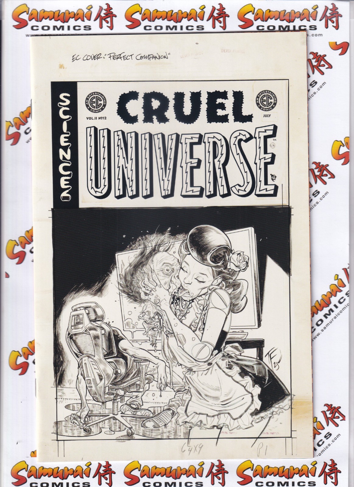 Ec Cruel Universe 2 #12 1:20 Fowler variante in bianco e nero scansioni reali!
