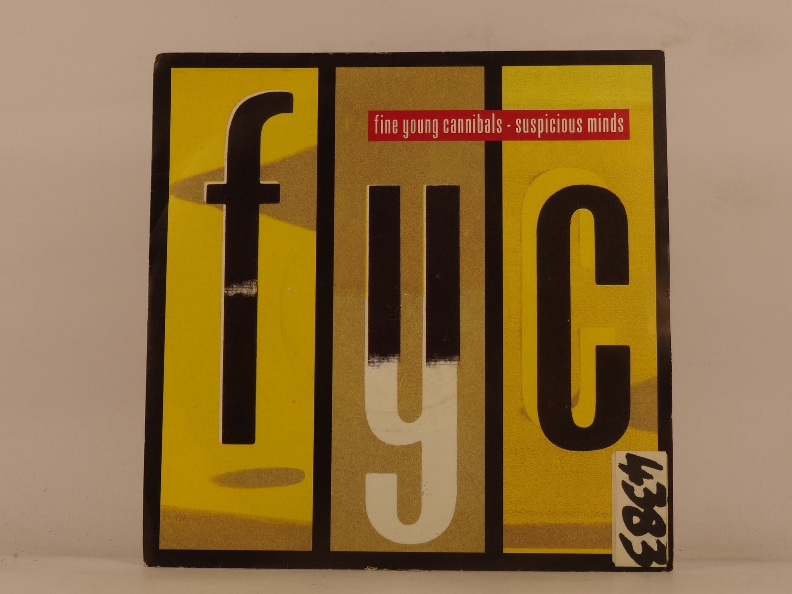 FINE YOUNG CANNIBALS SUSPICIOUS MINDS (133) 2 Track 7" Single plus Picture Sleev