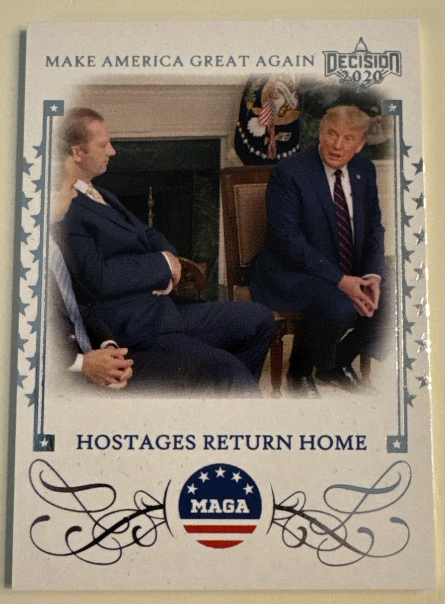 DONALD TRUMP DECISIONE 2020 MAKE AMERICA GREAT AGAIN M31 OSTAGGI RITORNO A CASA