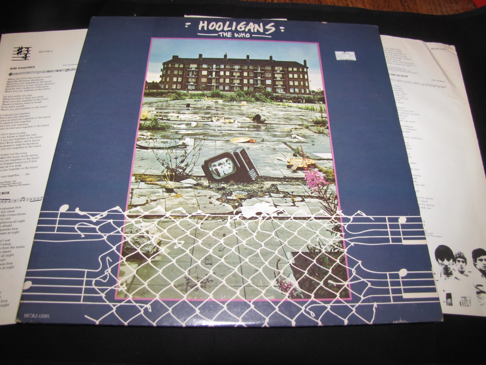 THE WHO - HOOLIGANS - MCA RECORDS DOUBLE LP