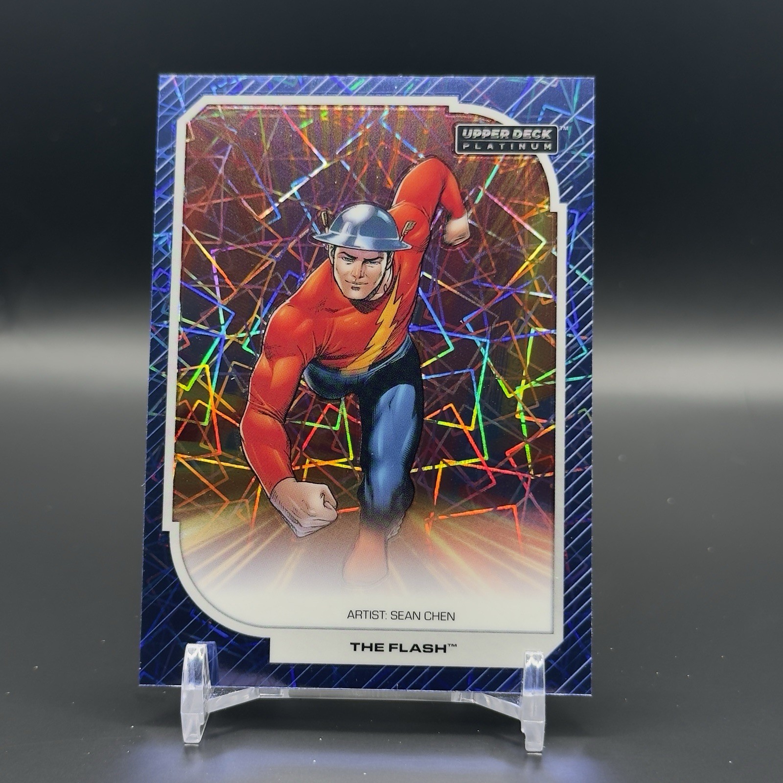 2026 Upper Deck Platinum DC Flash 39 Blue Beam