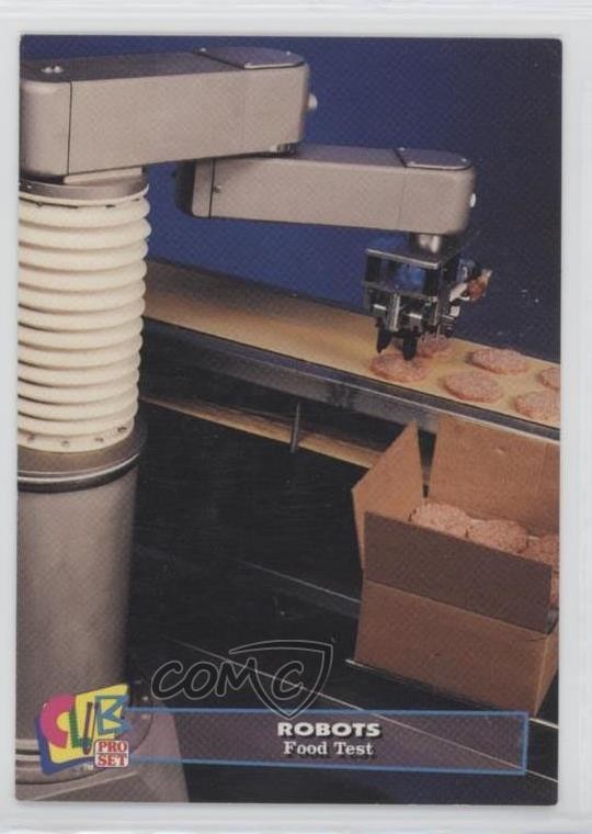 1992-93 Pro Set Club Pro Set Robots Gold Food Test #6 0b6