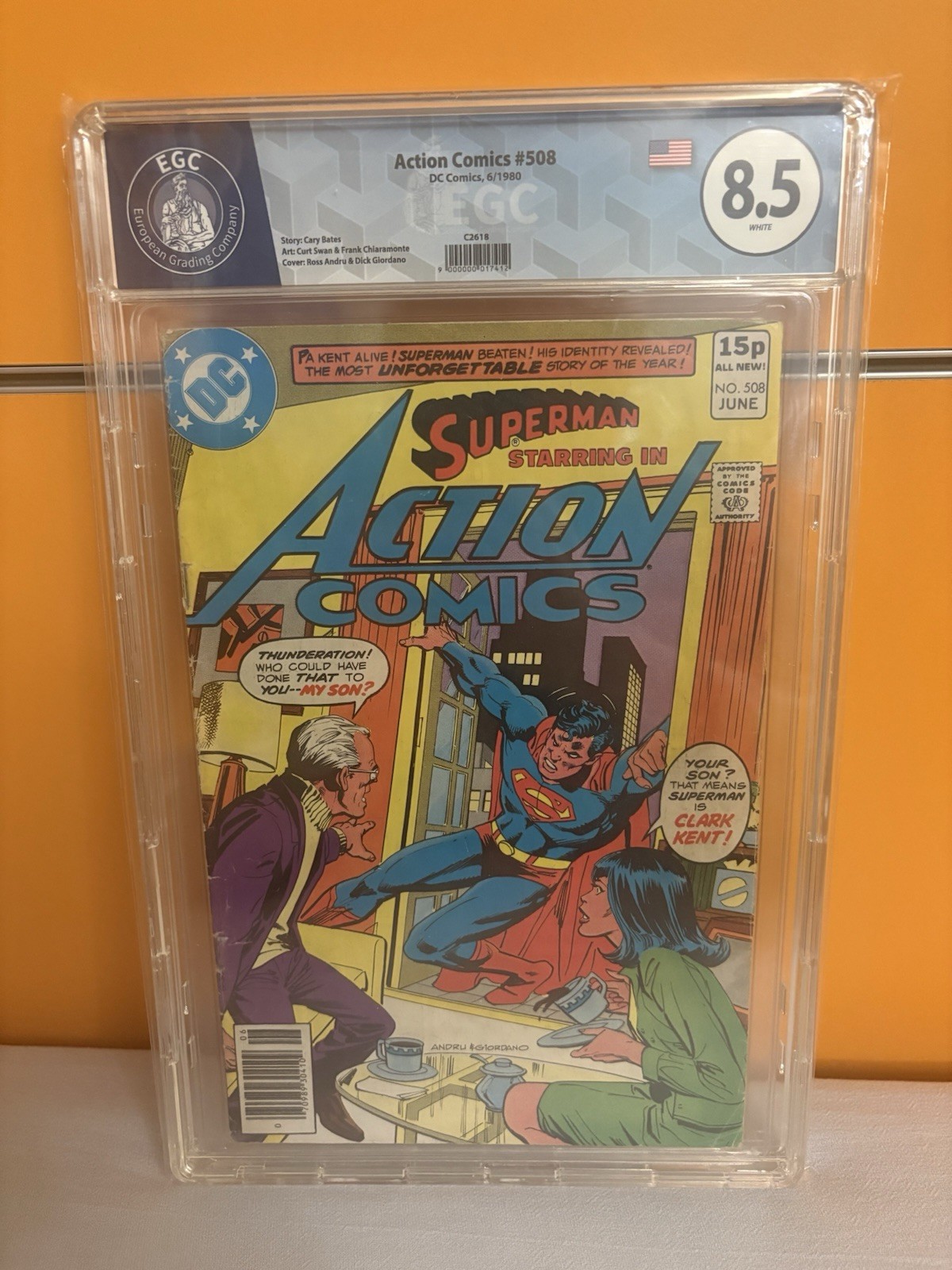 Fumetto DC Comics Action Comics n. 508 Gradato EGC 8.5