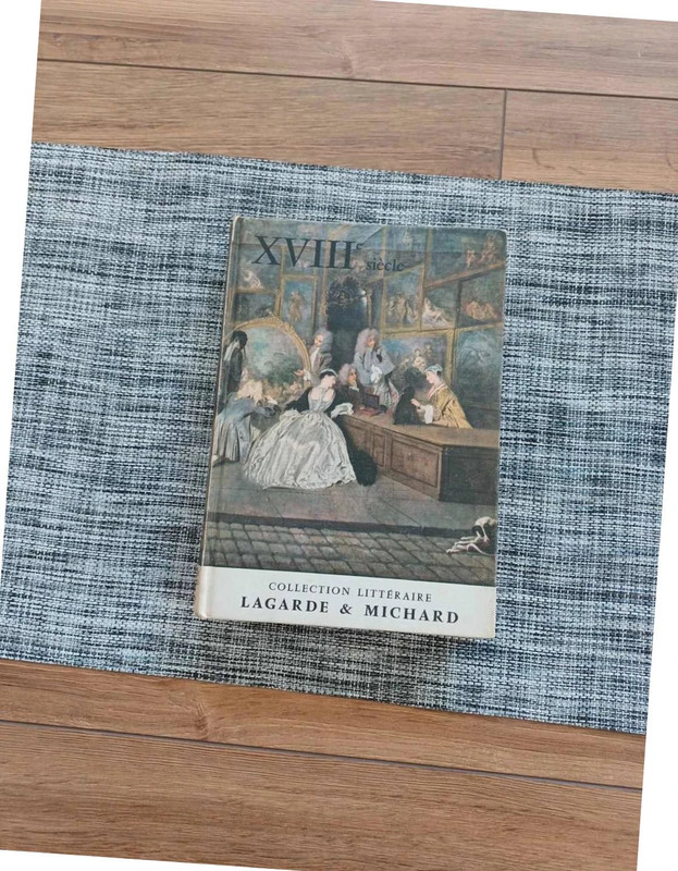 Livre scolaire XVIII 18e siecle edition Bordas collection litteraire Lagarde et Michard