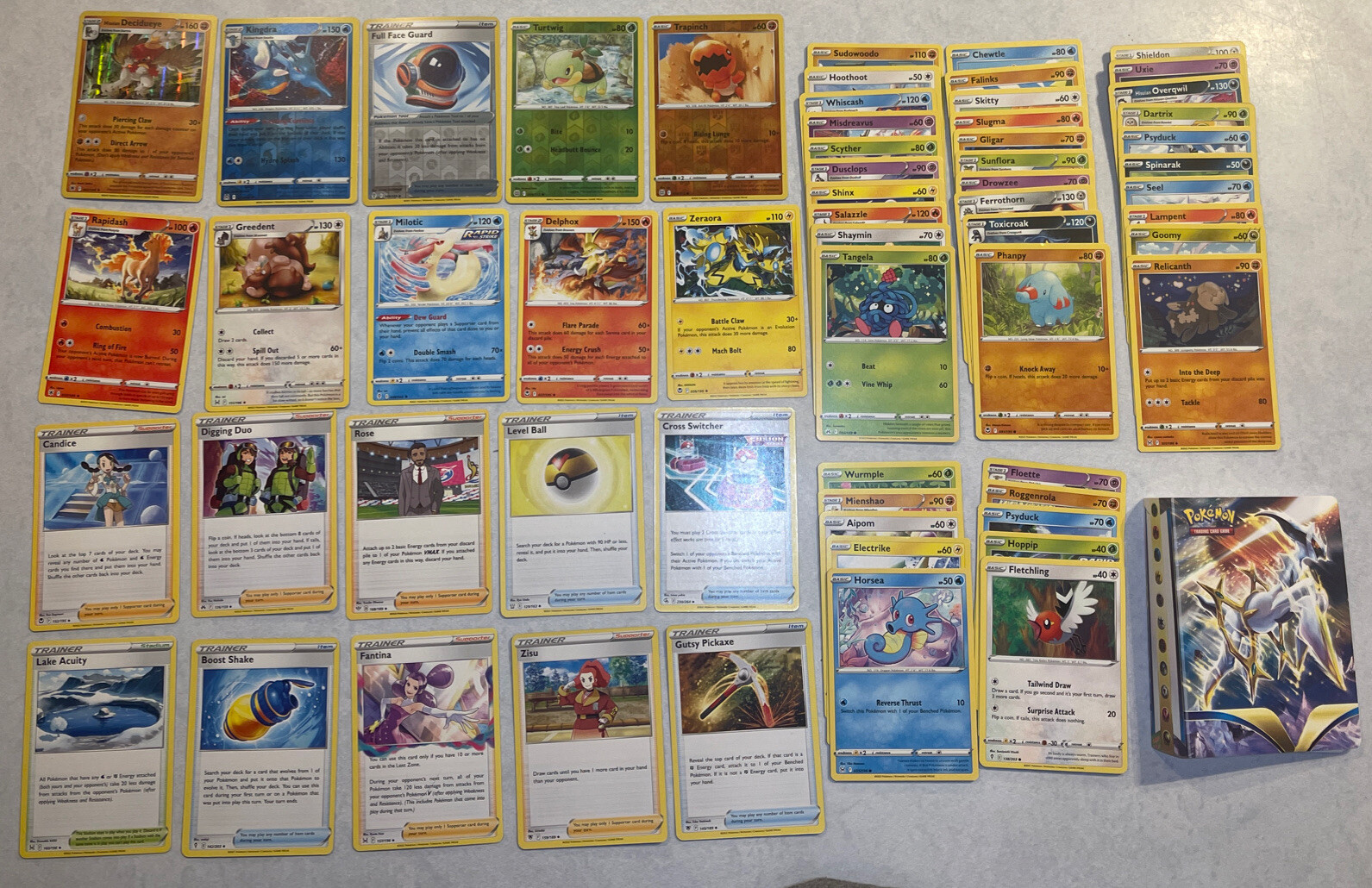 Pokemon TCG lotto di 60 carte + mini portafoglio + no doppie (8)