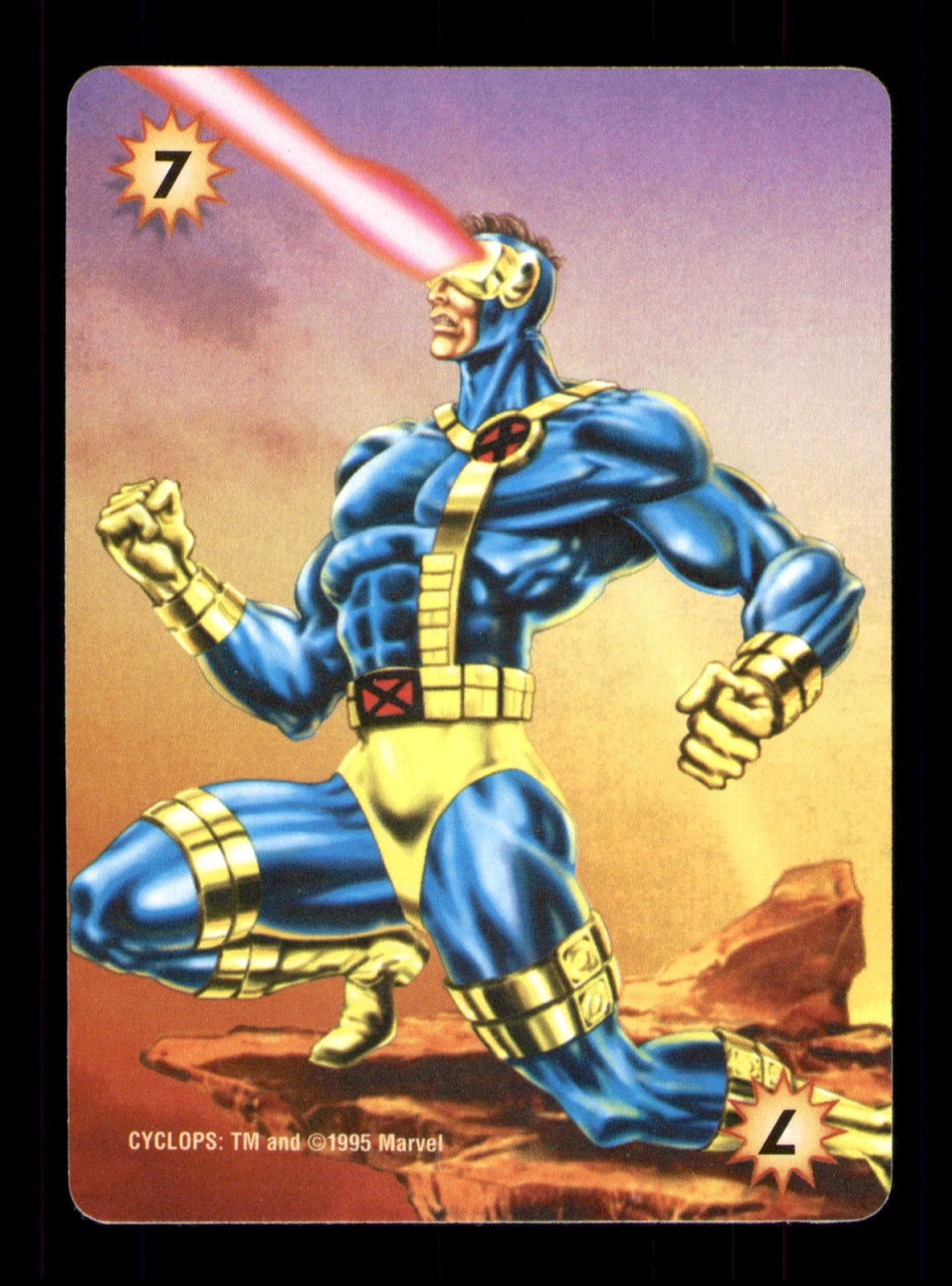 Ciclope 1995 Marvel Over Power 7 TCG CCG