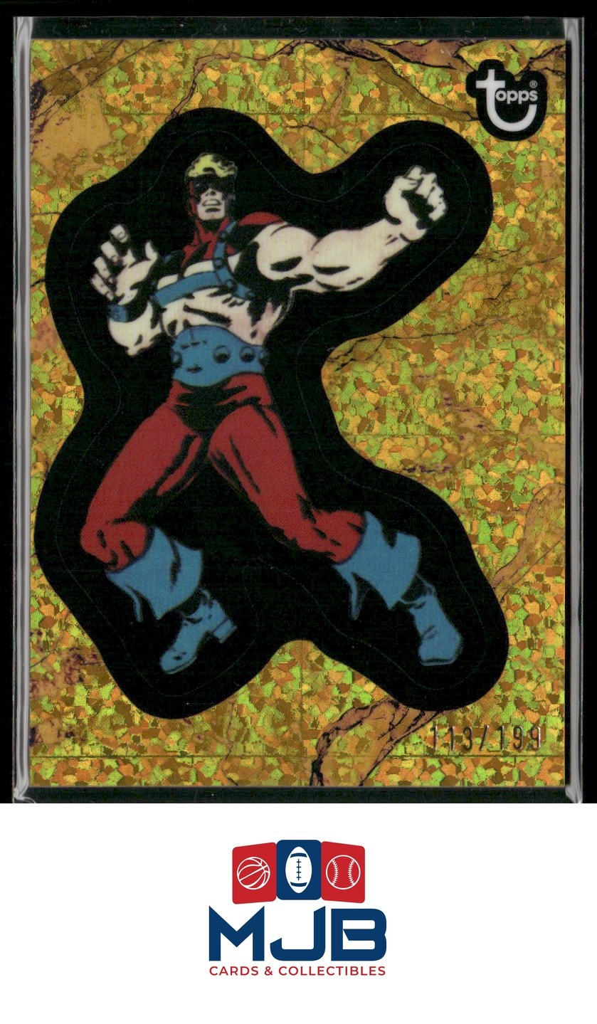 2025 Topps Marvel Comic Book Heroes 1975 Hank Pym Mini Diamond Gold #/199 #39
