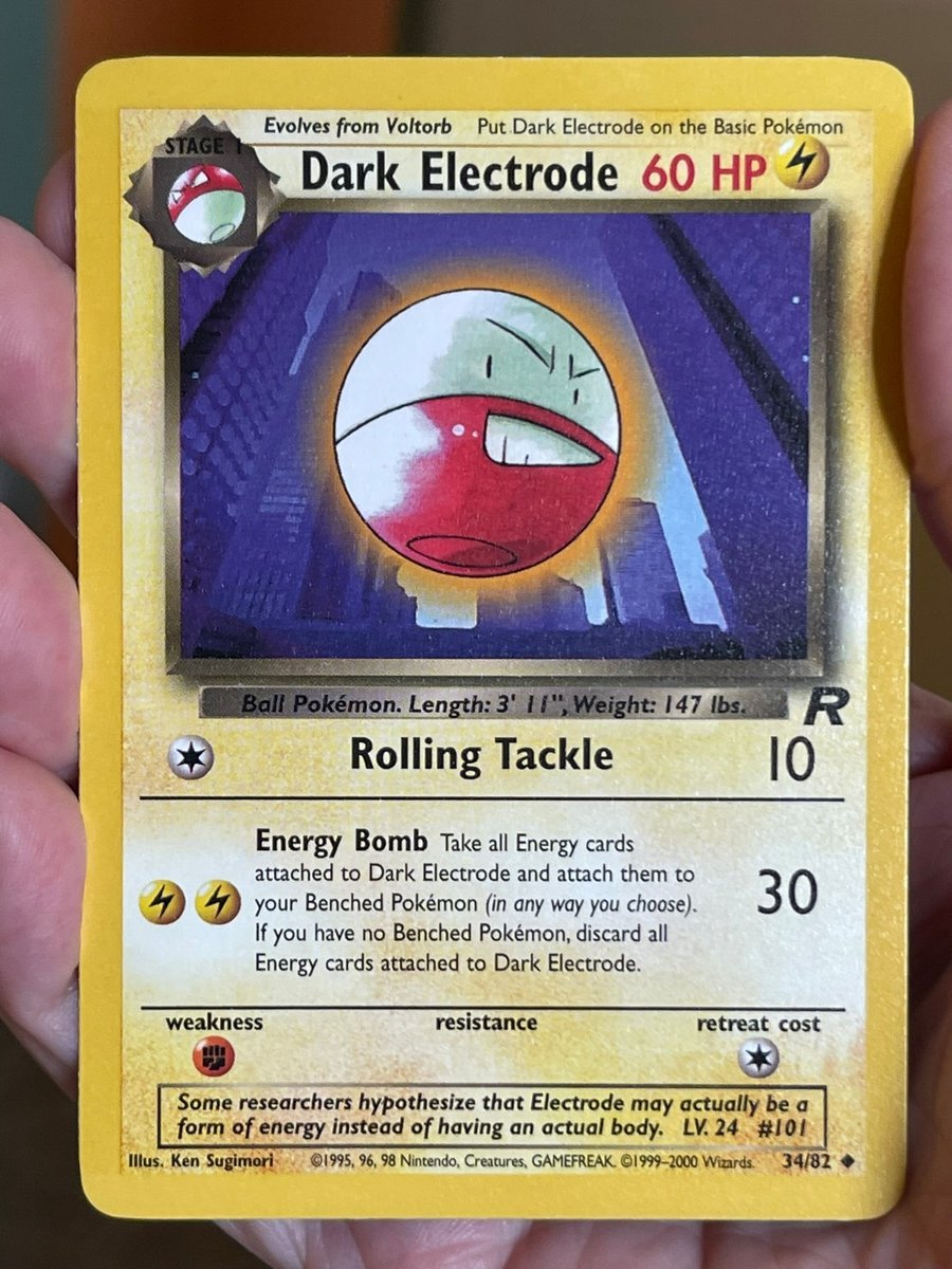 POKEMON DARK ELECTRODE 34/82 NON COMUNE TEAM ROCKET CARTA QUASI NUOVA