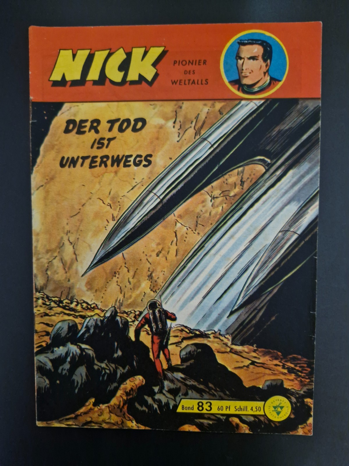 Nick fumetto n.83 (originale Lehning) Z1 con francobollo da collezione
