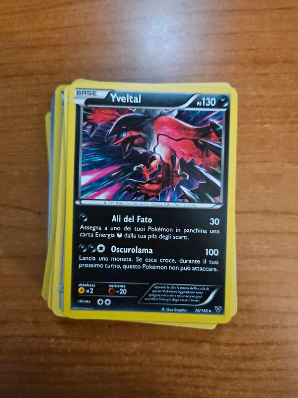 Lotto 65 carte Pokemon vintage Yveltal