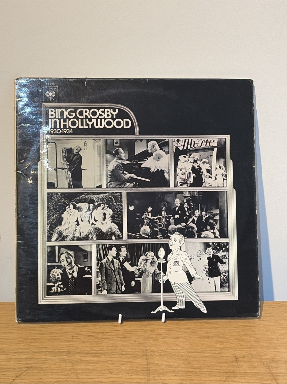 BING CROSBY IN HOLLYWOOD 1930-1934 CBS Vinyl Record 66206 2 LP Double Album