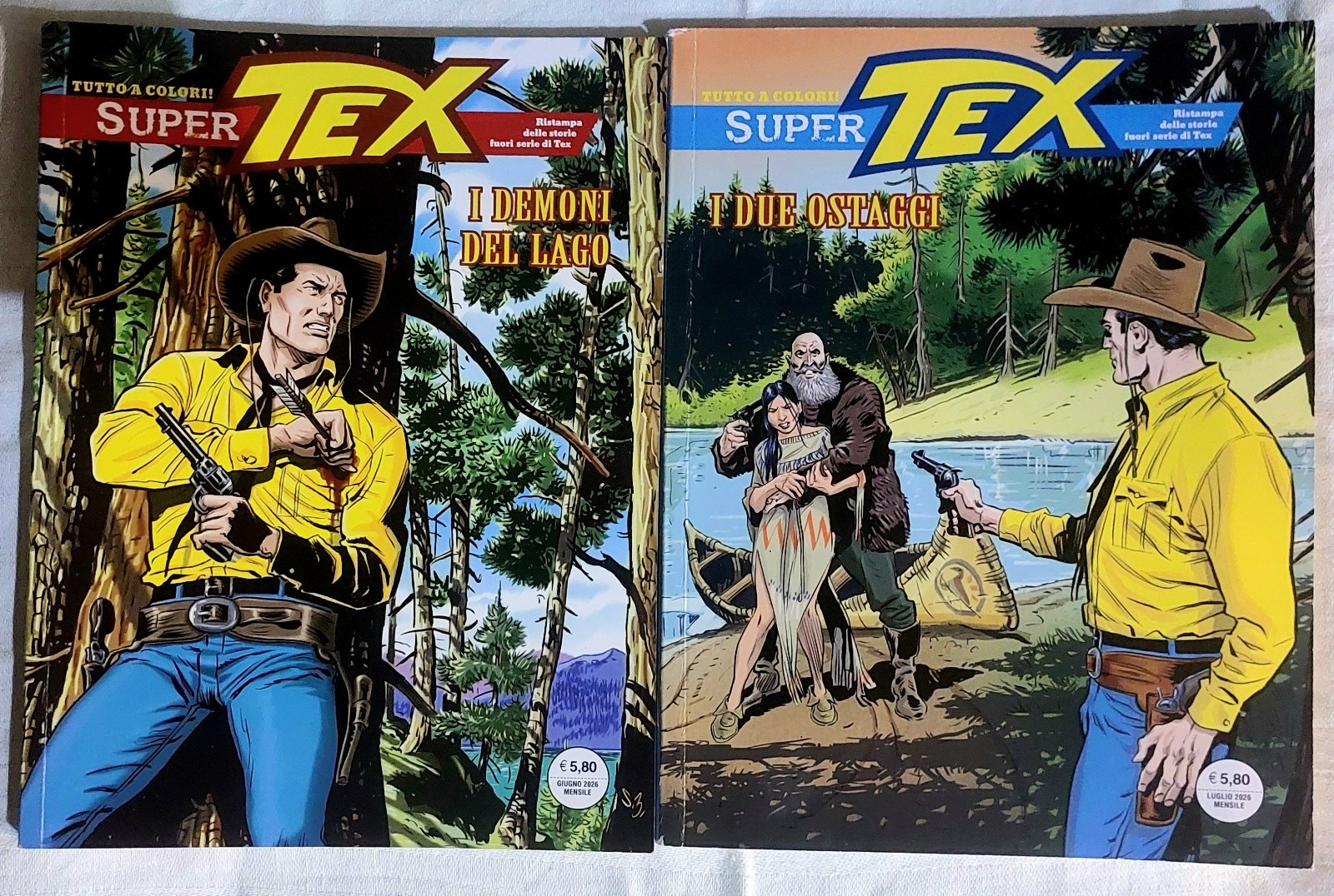 Super TEX a colori - n° 56 e n° 57  Maggio e Giugno 2026- Come Nuovi