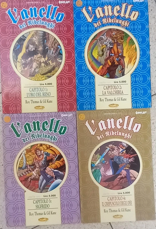 Serie completa 4 volumi "L'Anello dei Nibelunghi