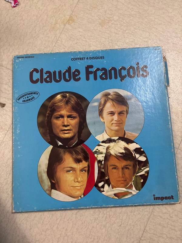 Vinyle disque claude françois