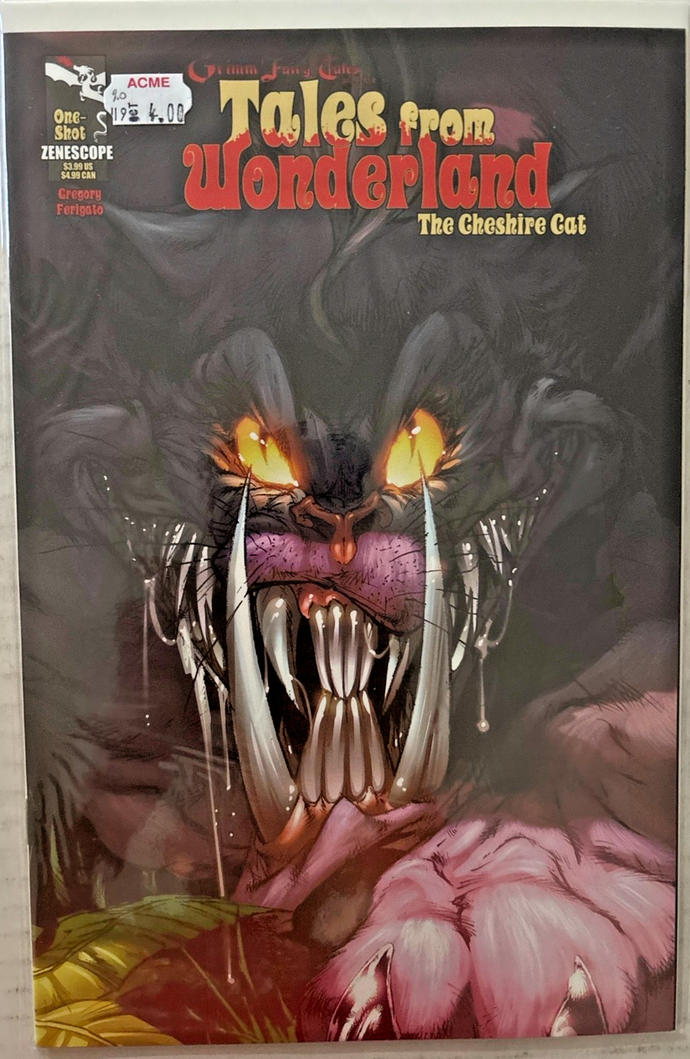 Tales From Wonderland The Cheshire Cat One Shot Zenescope VF fumetto spedizione gratuita