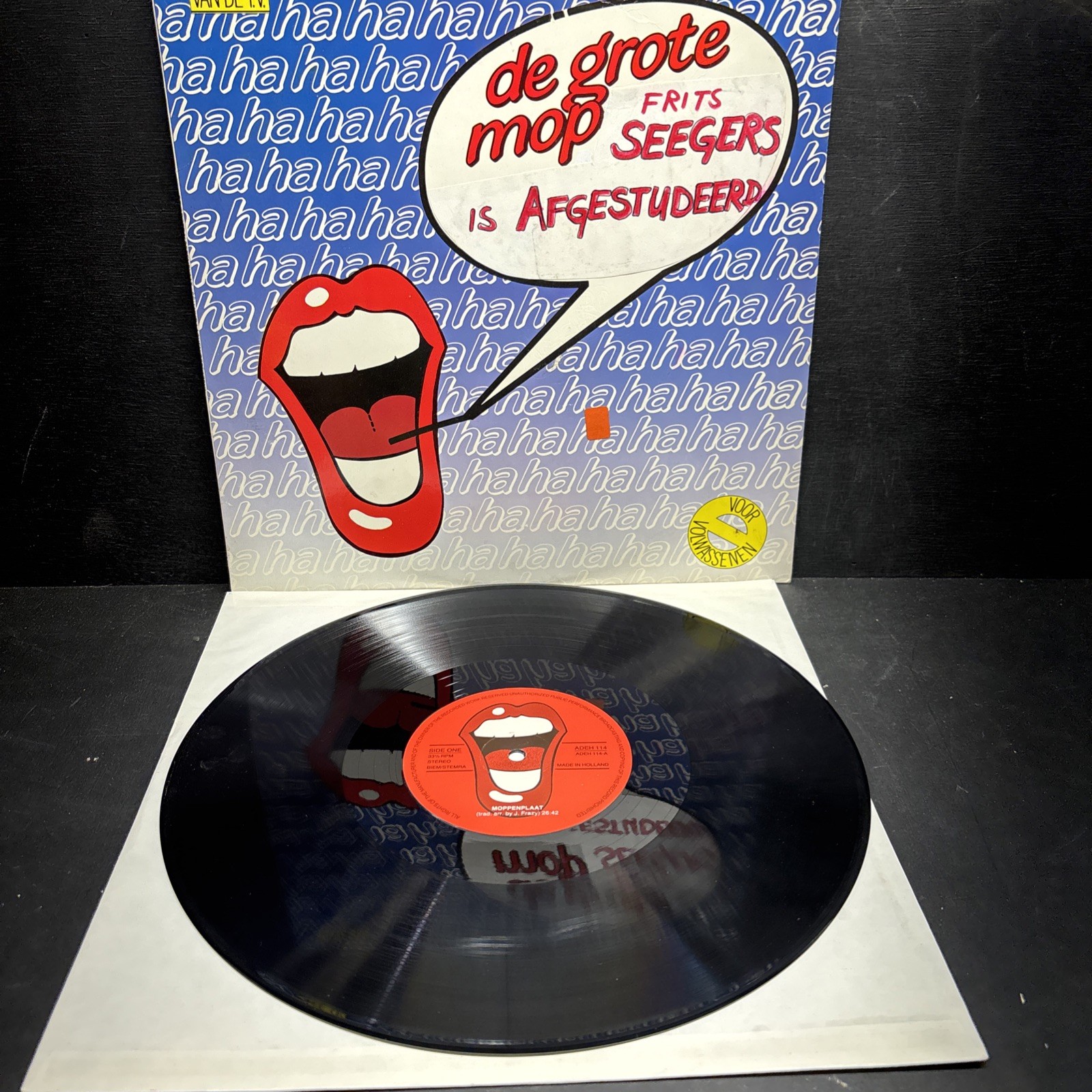 De Grote moppenplaat De Grote moppenplaat - één uur lachen geblazen! Vinyl LP