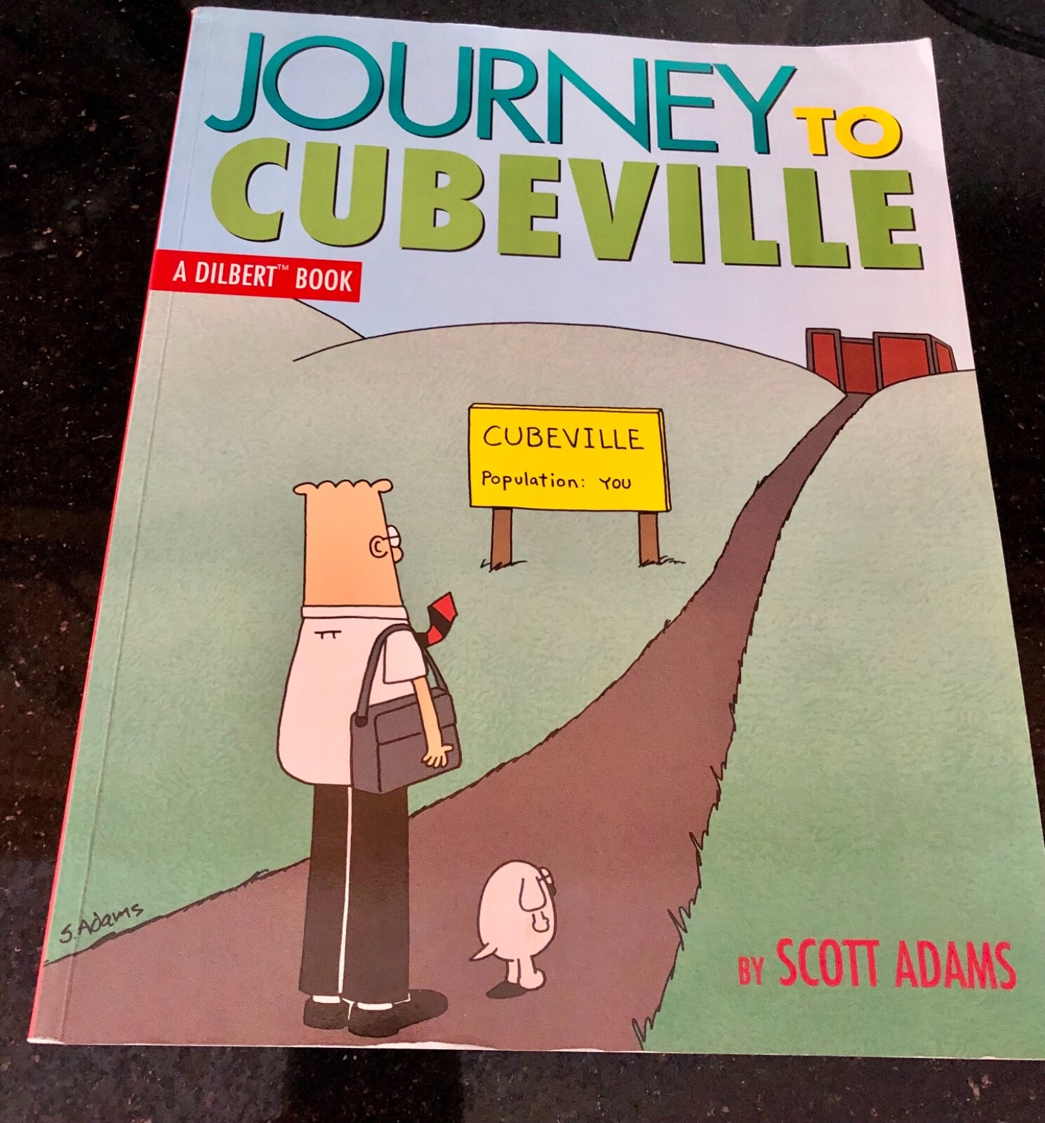 Dilbert - Journey to Cubeville book by Scott Adams Humour Irony 
