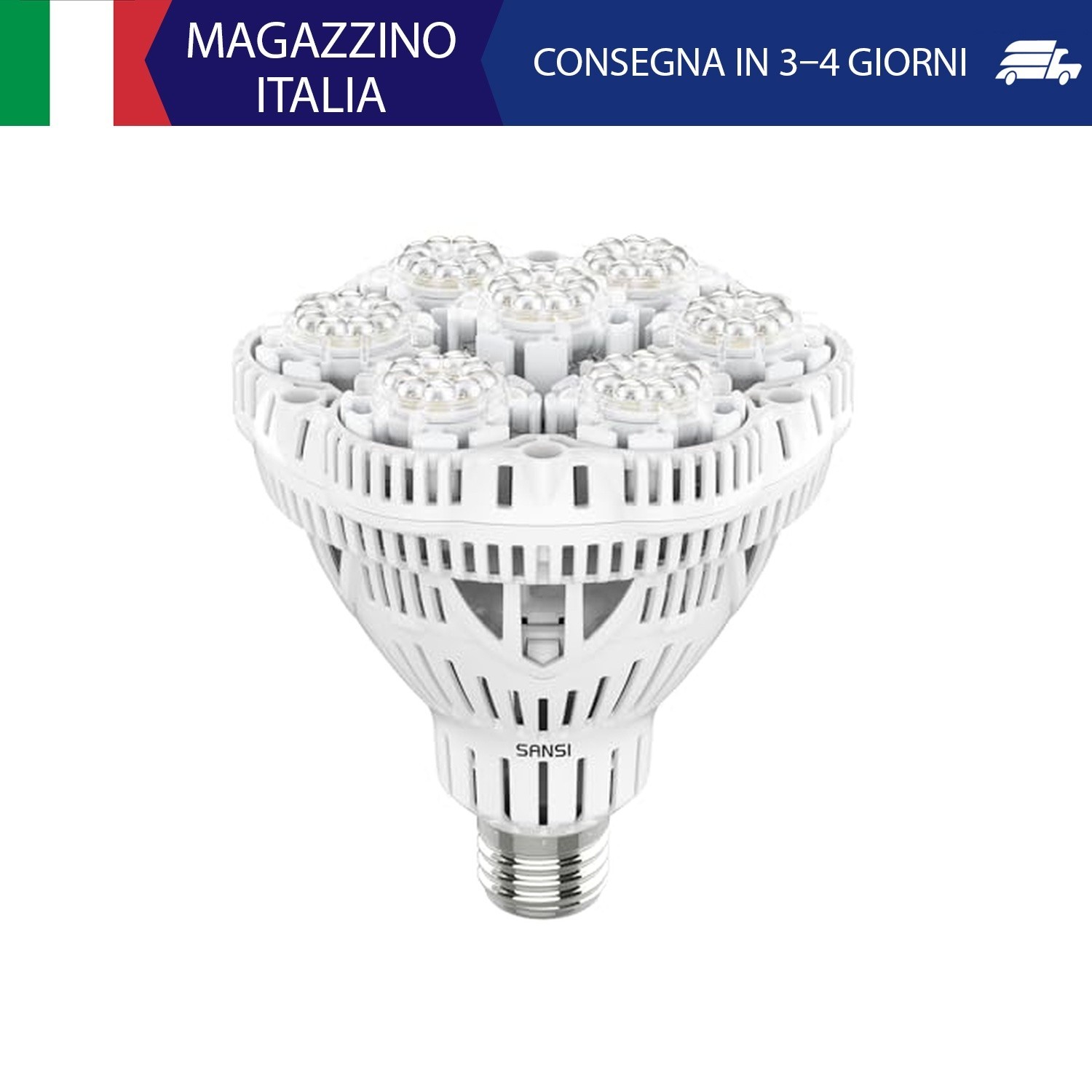 SANSI 36W LED Lampadina per Piante da interno, E27 luce di coltivazione a Spettr