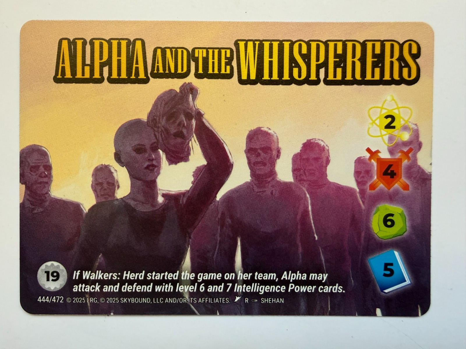 2026 LRG Overpower SKYBOUND CCG - ALPHA AND THE WHISPERERS - Rare Card 444/472